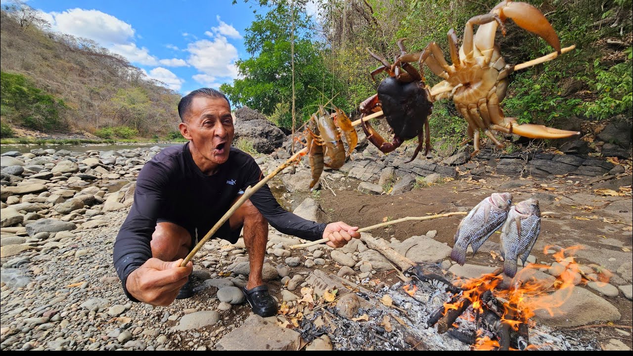 Aventura de Pesca y cocina con Don jose 