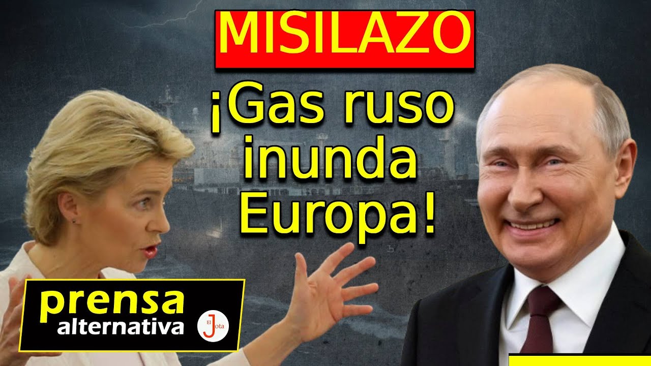 Putin rompió bloqueo: ¡España compra gas a Rusia! ¡Moscú exporta su petróleo!