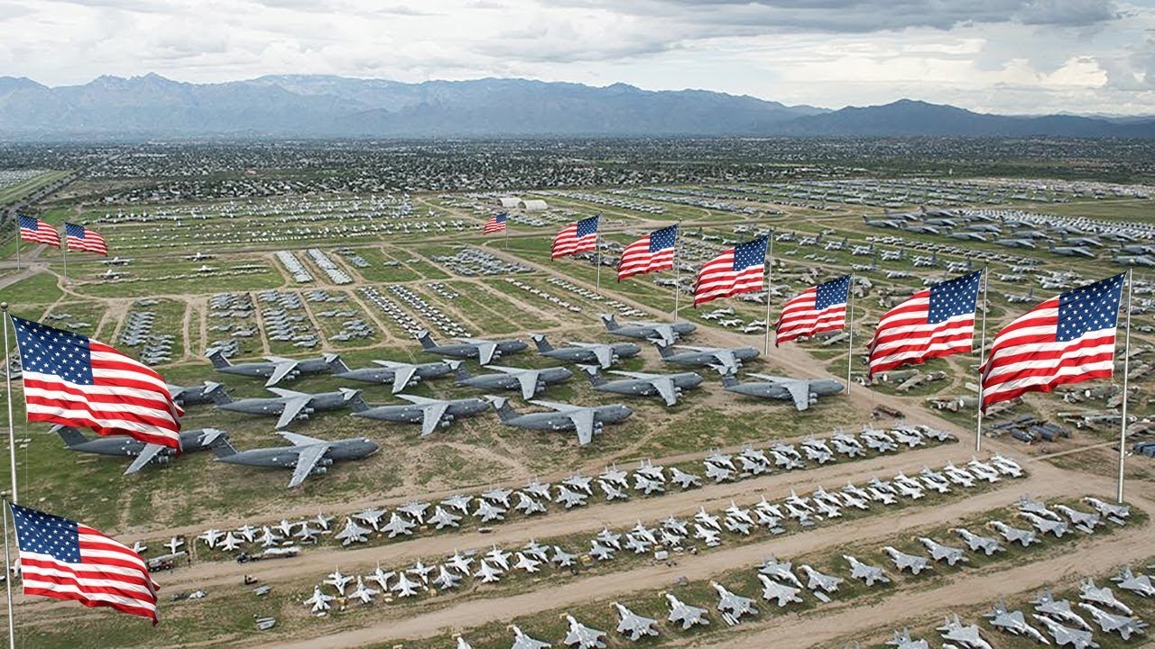 El CEMENTERIO de AVIONES más GRANDE del mundo que ALMACENA 3100 aviones