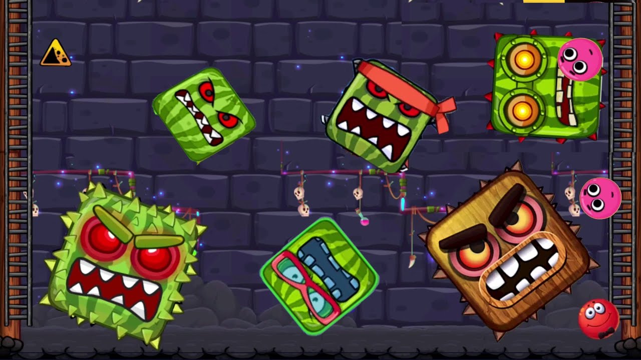 RED BALL 4 WATERMELON BALL & PINK BALL 'FUSION BATTLE' with FRIEND BOSS 1 & WATERMELON ALL BOSS