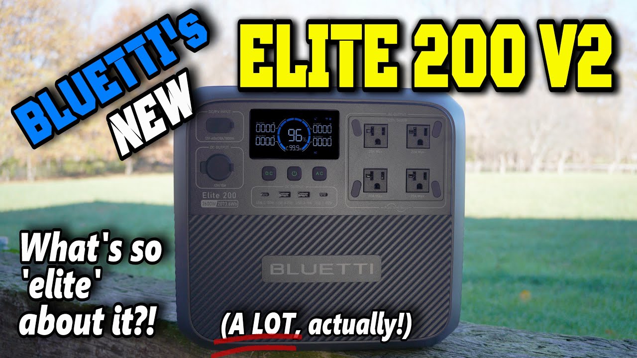 The NEW BLUETTI ELITE 200 V2  - REALLY 'ELITE'?!?  The Number's Don't Lie...