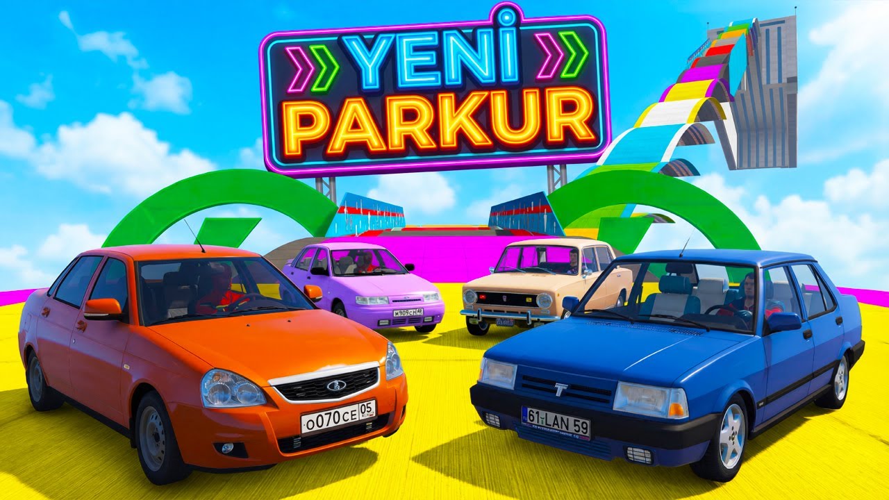 Tofaş vs Lada Arabalar Yeni Parkurda Yarıştılar 🚦🚗