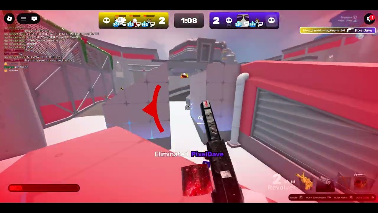 I MET A DEV IN ROBLOX RIVALS!!!