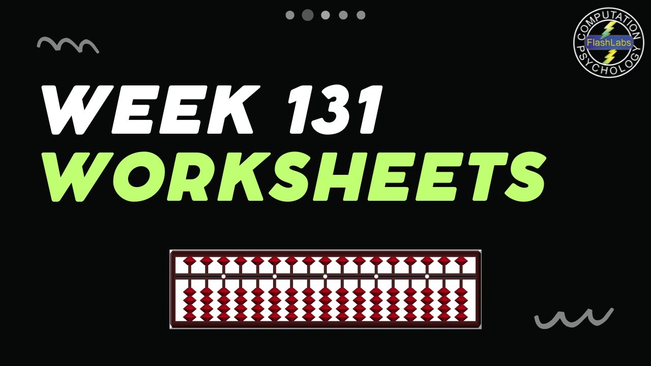 Abacus Free Online Course - Week 131 - WS