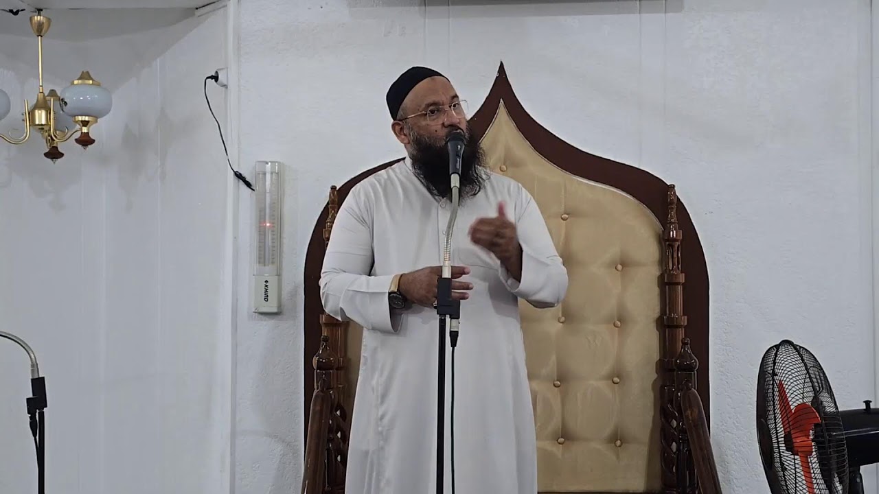KHUTBAH JUMMAH LIVE PAR IMAM PEERBAYE - MASJID BAIT UL NOOR - 18.10.2024