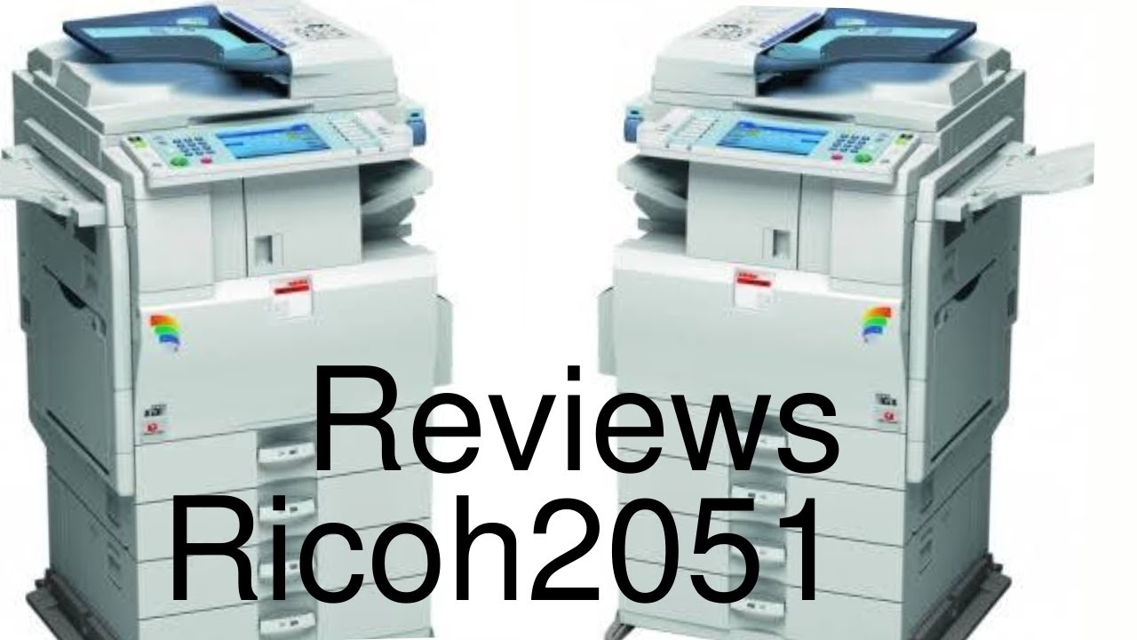 Ricoh Aficio MP C2051 Reviews,شرح شاشة ريكو والتعرف علي اعدادتها