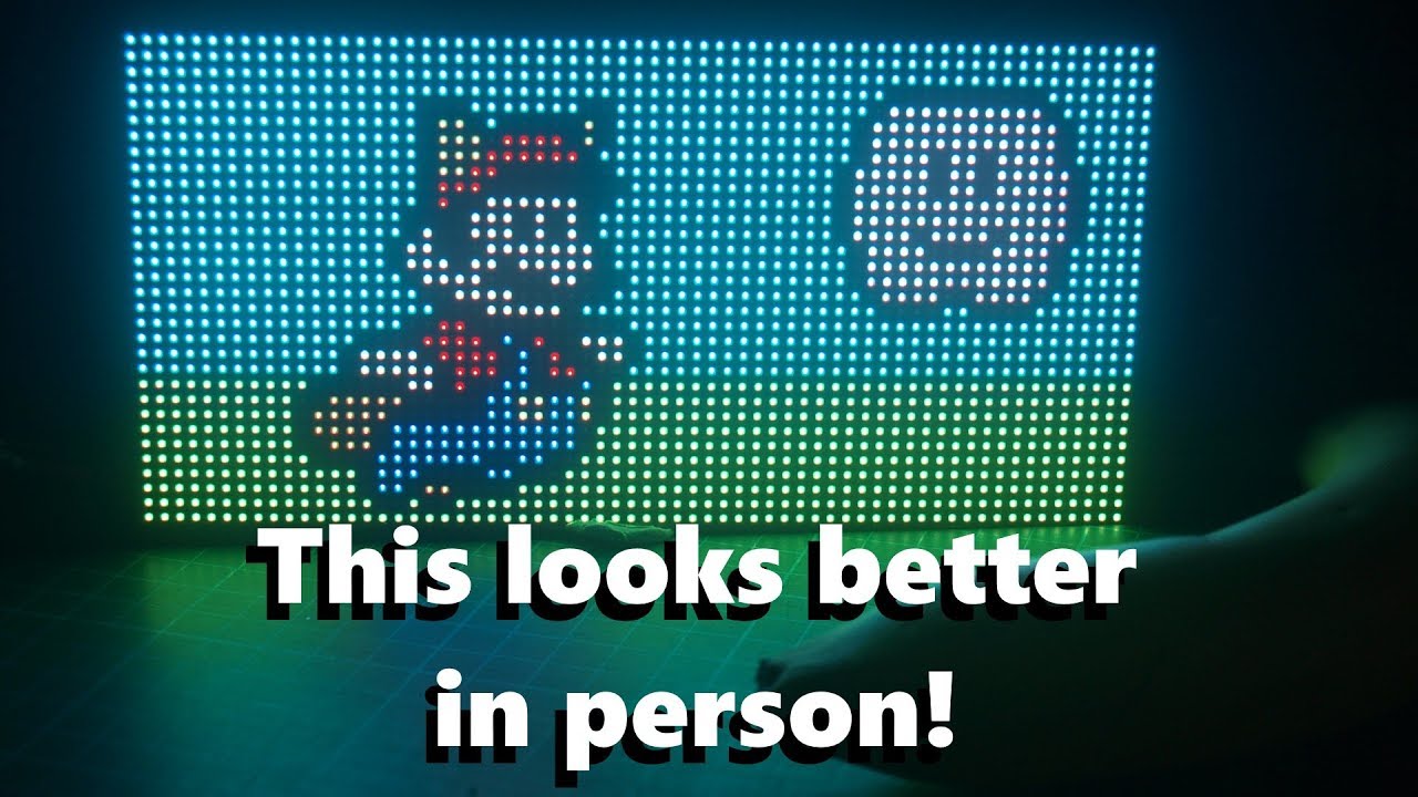 Светодиодная RGB-матрица с ESP8266 — как начать работу