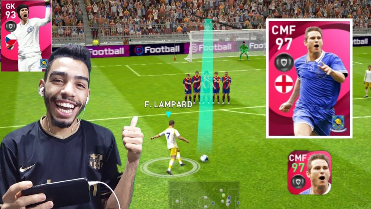 LAMPARD 97 rated +P.CECH 93 REVIEW ( iconic moment )🔥 this card is insane 😱 PES 2021 MOBILE