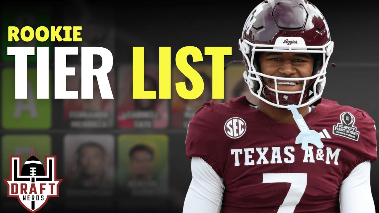 Top 24 2026 Rookie Rankings & Tiers | 2026 NFL Draft Big Board