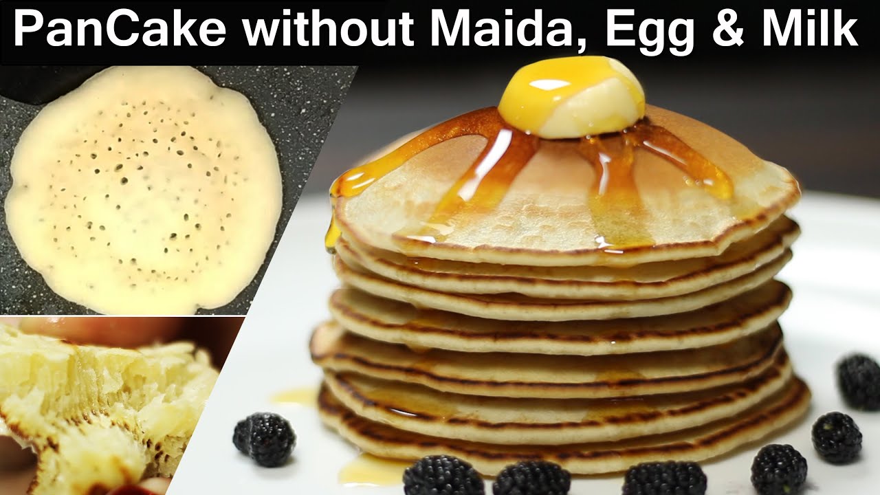 How to make Pan Cake without Maida, Egg and Milk || Easy Pancake Recipe || Viral Recipe