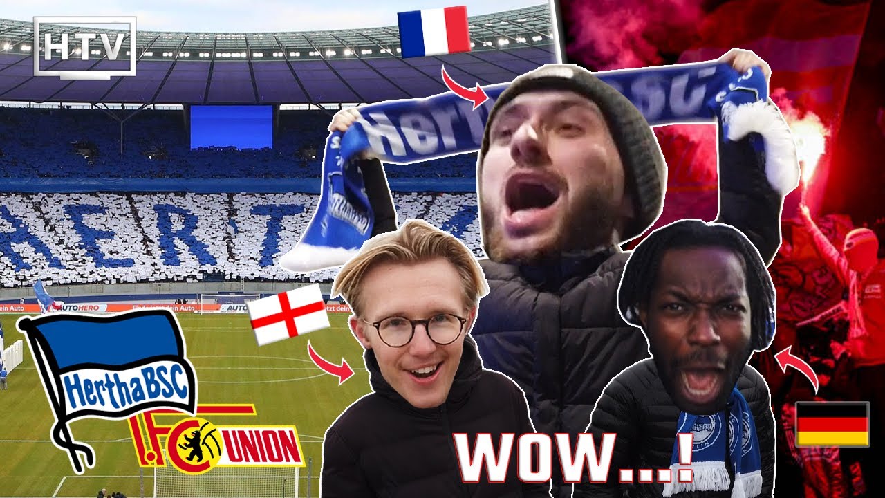 LA FOLLE AMBIANCE DU DERBY DE BERLIN !! Crazy Tifo & Pyro show ! (Hertha BSC - Union Berlin)