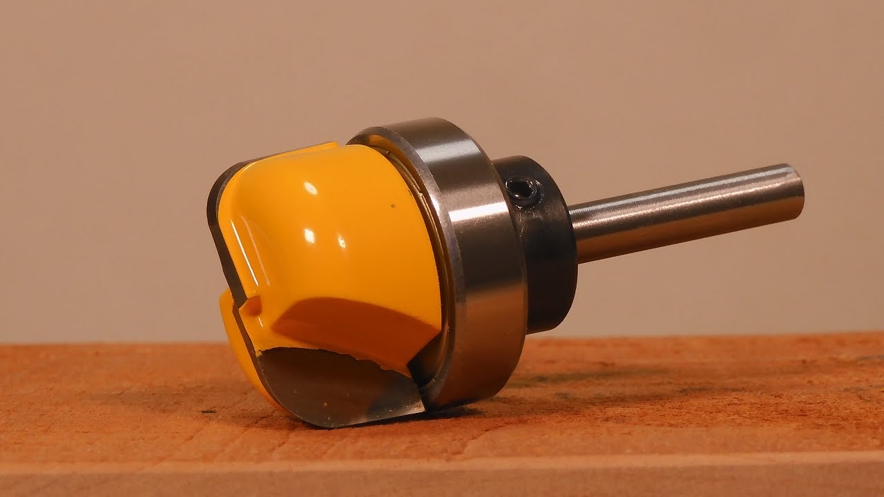 Unpacking of cheap dish tray router bit. For woodworking.