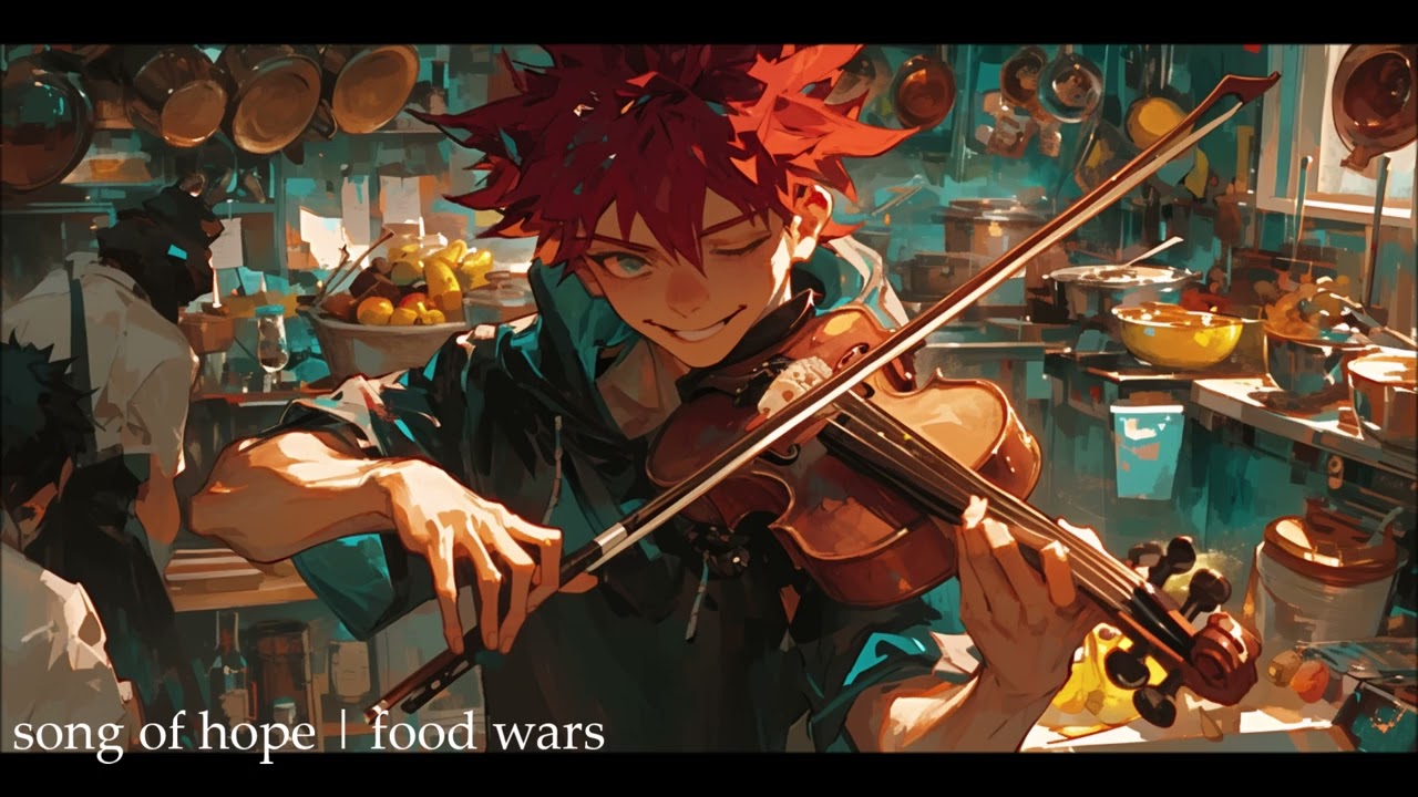 song of hope | food wars OP 1🥘🍜| kibou no uta | 食戟のソーマ | ultra tower | yukihira soma | violin