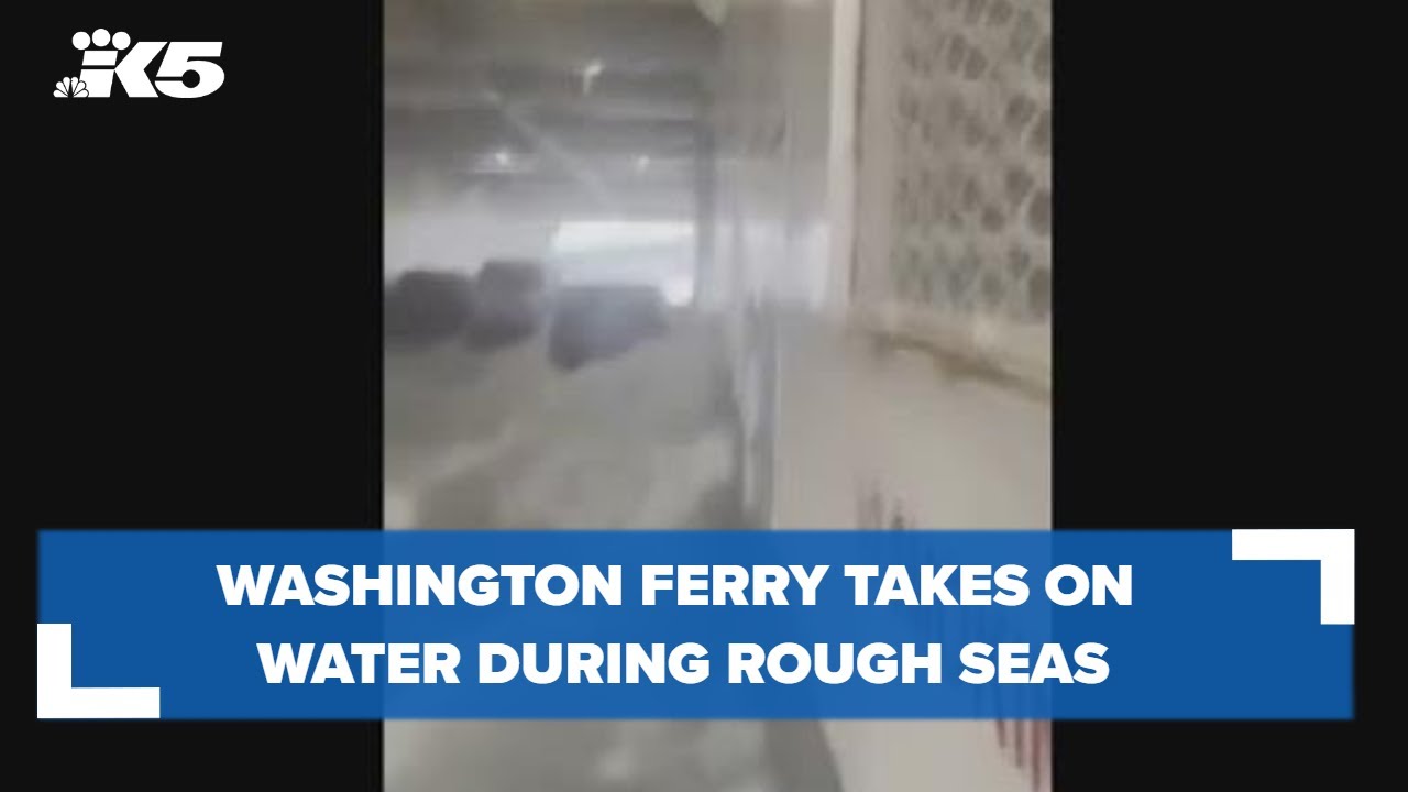 Washington ferry hits some rough seas