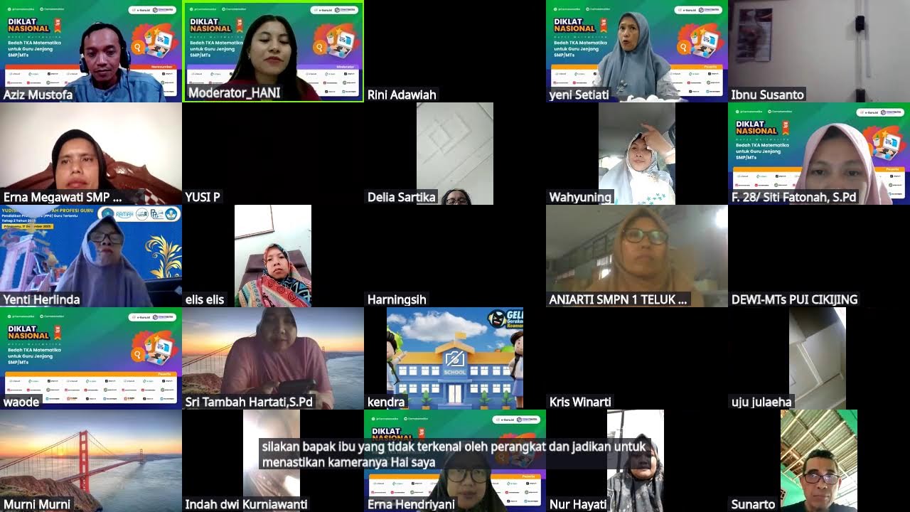 #2 Diklat Bedah TKA Matematika untuk Guru Jenjang SMP/MTs