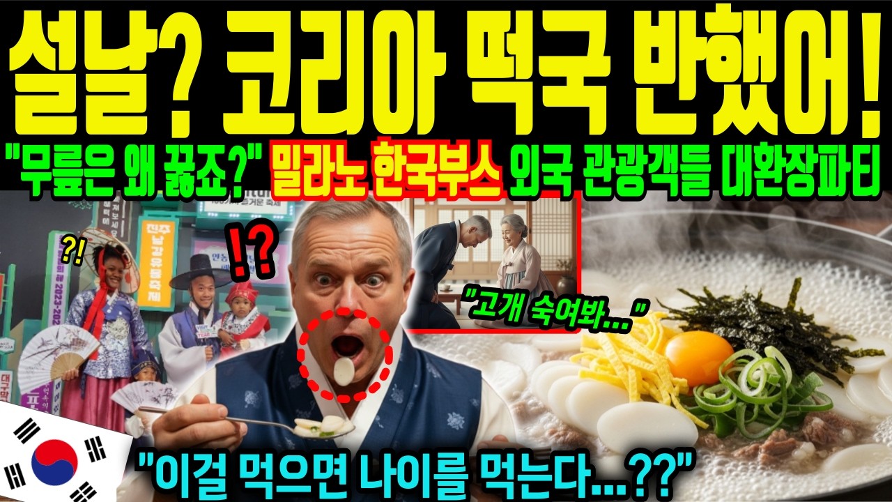 밀라노 떡국에 홀딱 반한 스웨덴 CEO. 한국 세배하며 통곡한 이유.