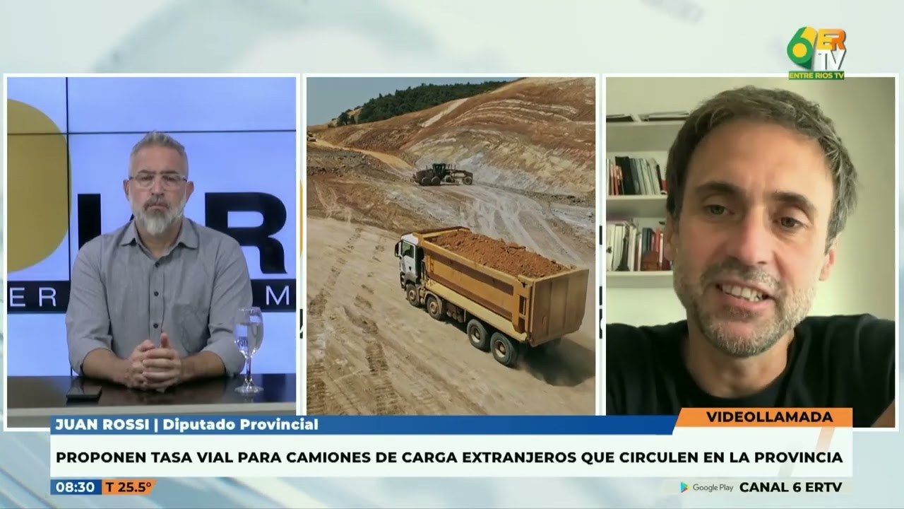Juan Rossi - Propone aplicar una tasa vial para camiones de carga extranjeros que circulen en ER