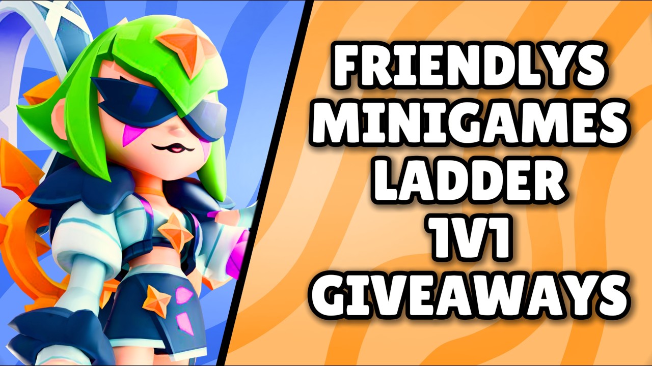 Brawl Stars Minigame + Ladder + Givaway Stream!