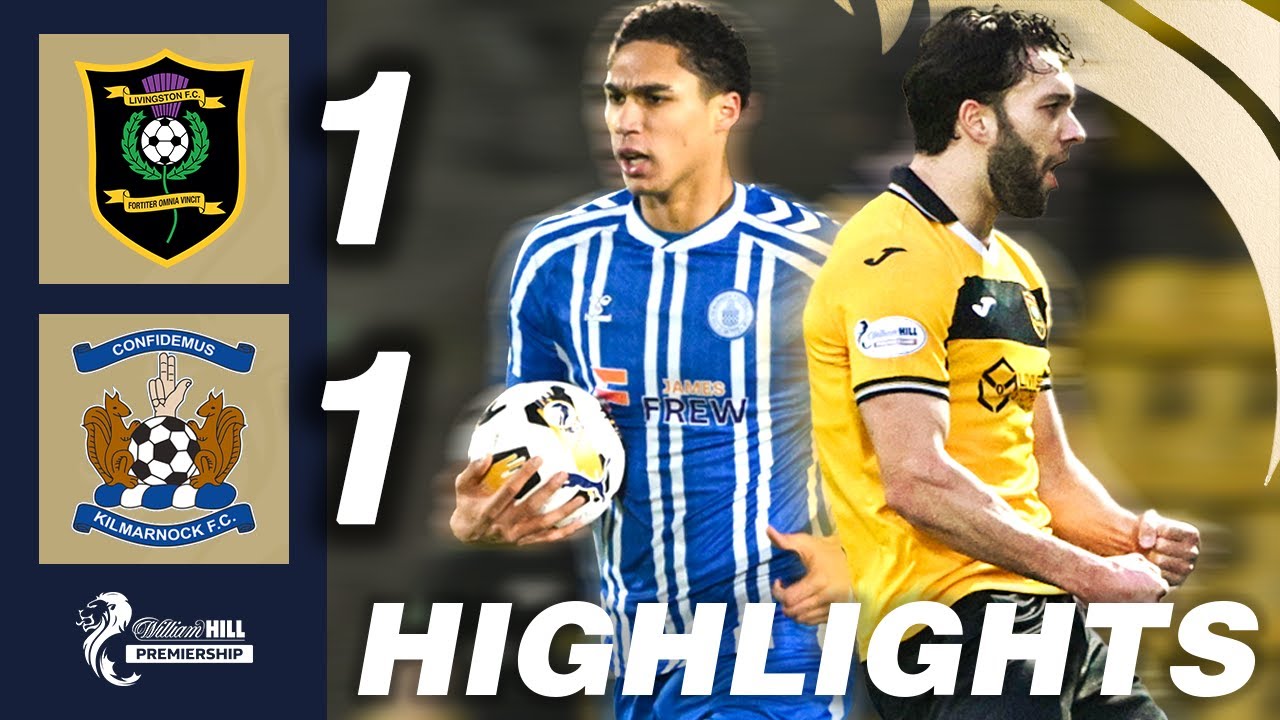 Livingston 1-1 Kilmarnock | HIGHLIGHTS | William Hill Premiership