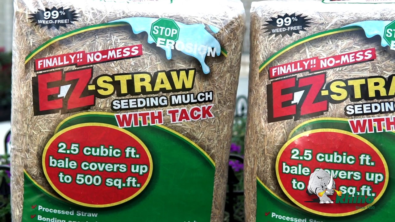 Rhino EZ-Straw Seeding Mulch With Tack