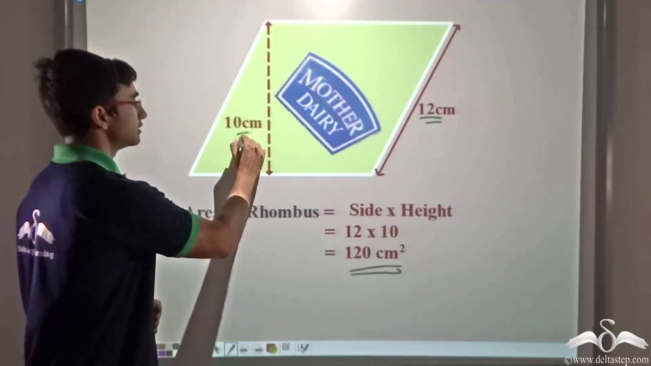:Area and Perimeter of Rhombus | Quadrilateral | Class 8 | ICSE | CBSE