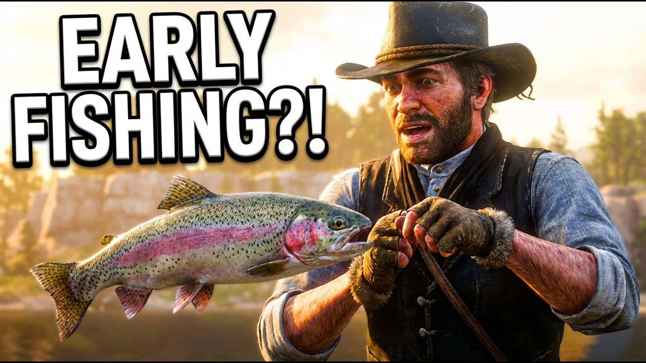 Get the Fishing Rod EARLY in RDR2 (No Mission Needed)