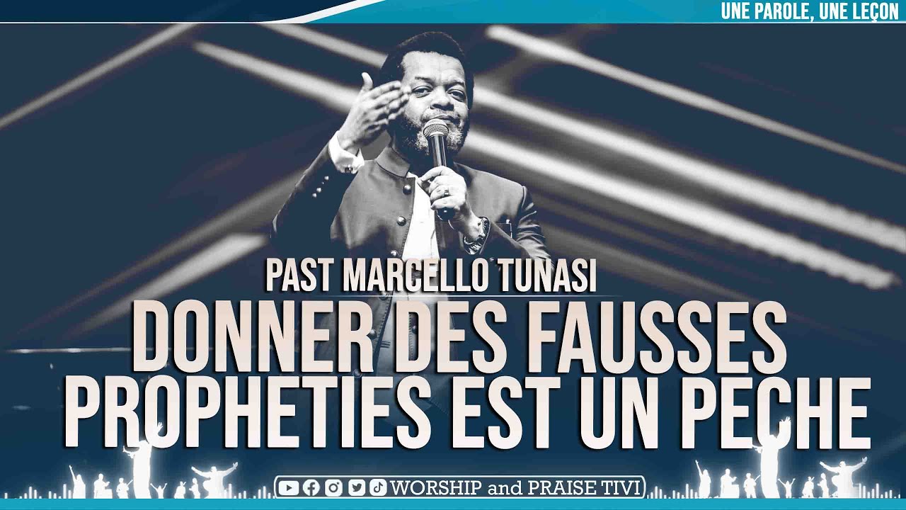 Past Marcello TUNASI ►Donner des Fausses Prophéties Est un Péché   | Message aux Faux Prophètes