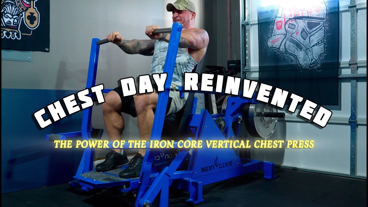 Chest Day Reinvented: The Power of the Iron Core Vertical Chest Press #chest
