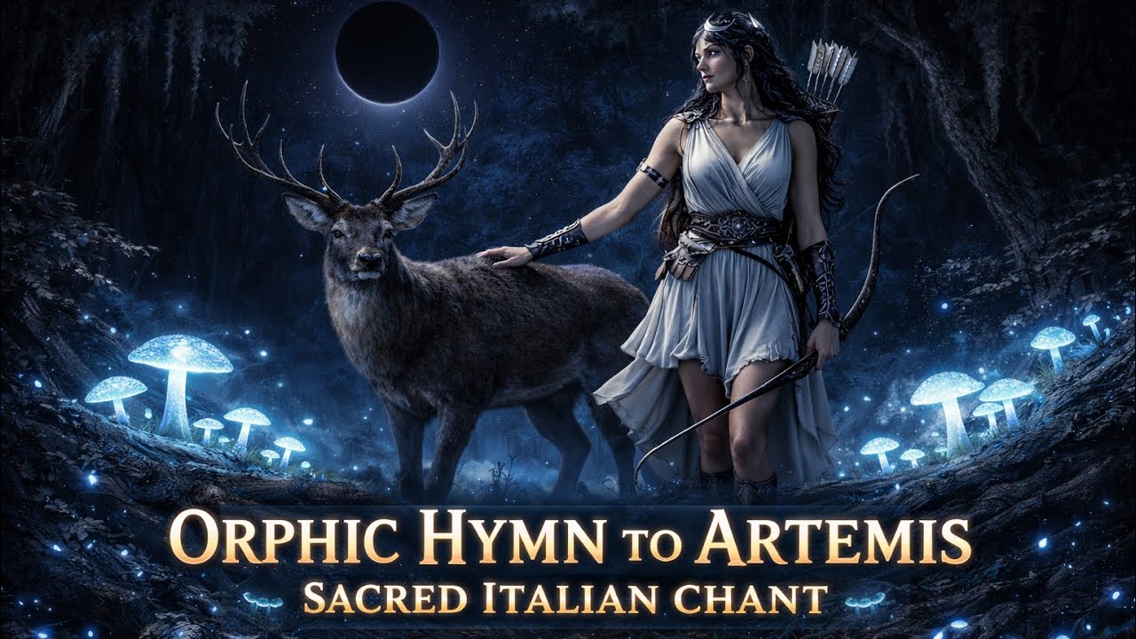 Orphic Hymn to Artemis | Sacred Chant in Italian 🦌 Greek Mythology Music