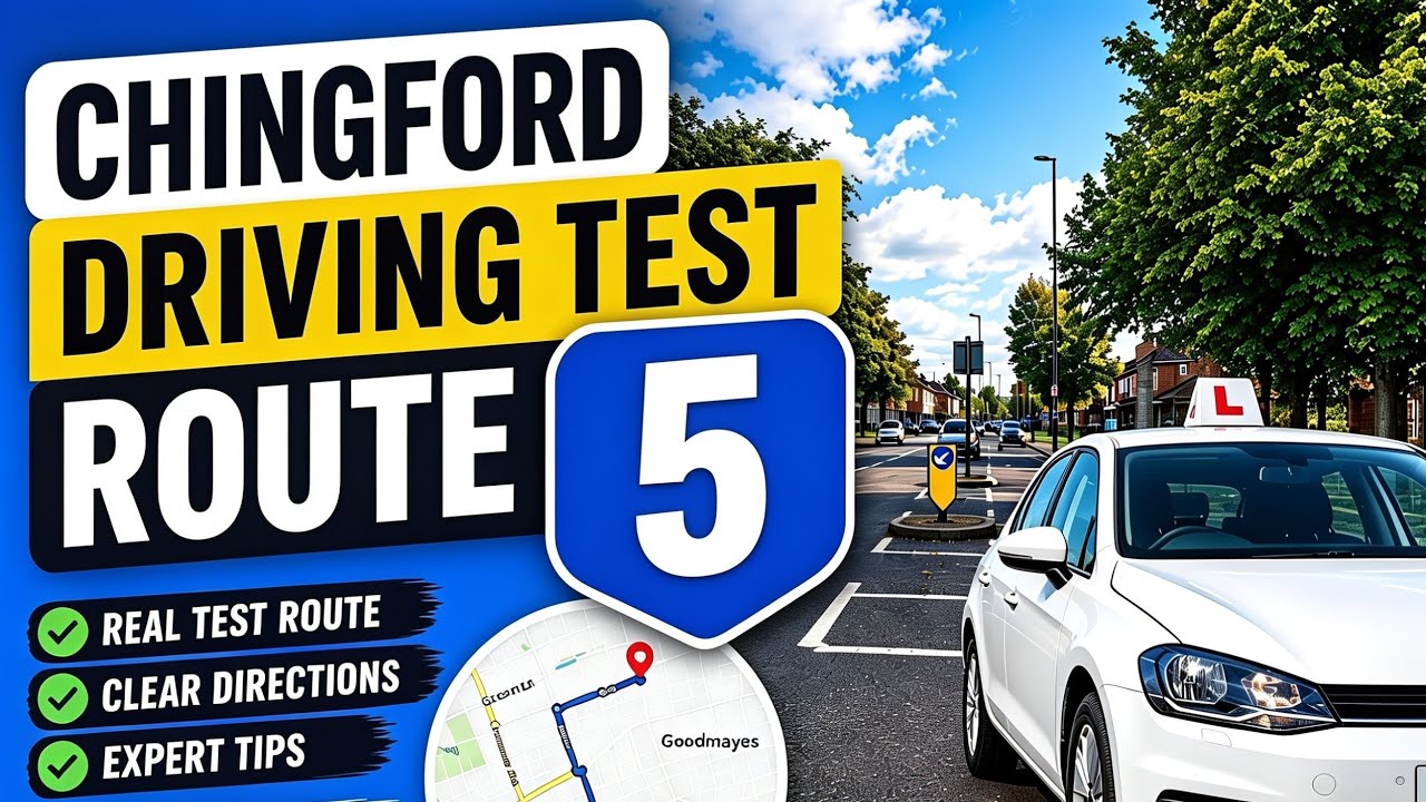 Chingford Driving Test Route | Test at 2.32pm