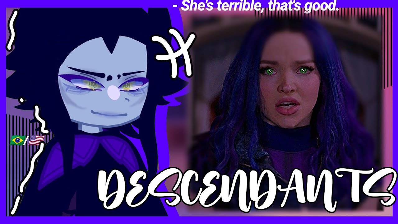 •|Villains Disney react to Descendentes|•// part 2 // Gacha club 🇧🇷/🇺🇸