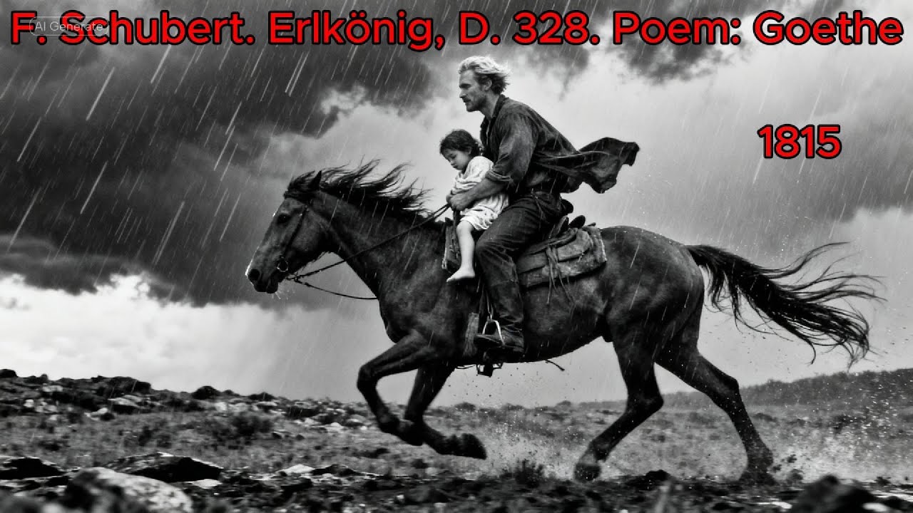 F. Schubert.  Erlkönig, Op.1, D. 328.