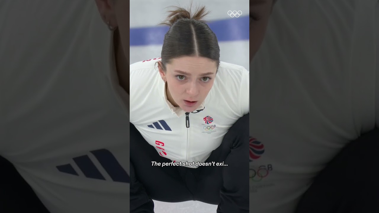 What a shot from Team GB at #MilanoCortina2026 😮‍💨#Olympics #Curling