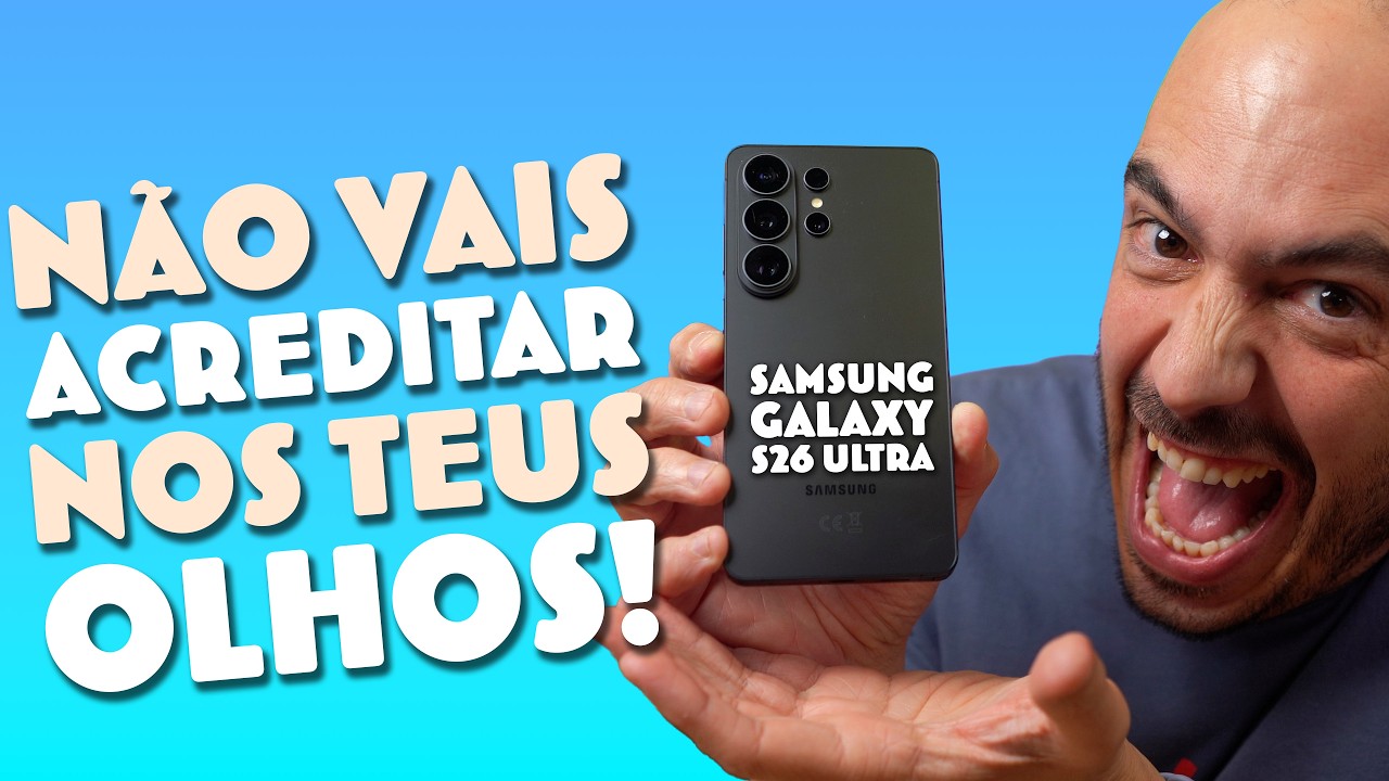 FEITIÇARIA do S26 Ultra! NINGUÉM consegue VER o ecrã!