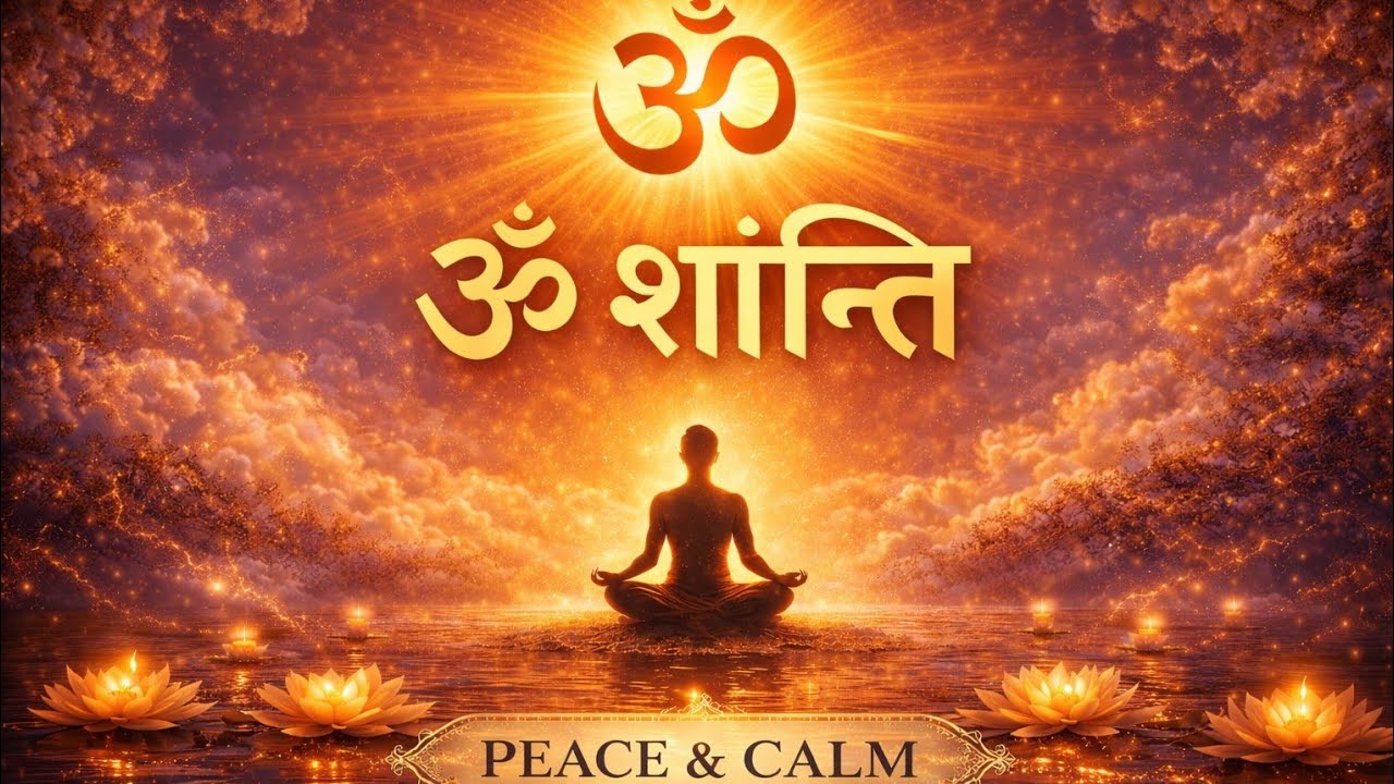 ॐ शांति मंत्र | Stress Relief & Inner Peace Meditation | Om Shanti 🙏