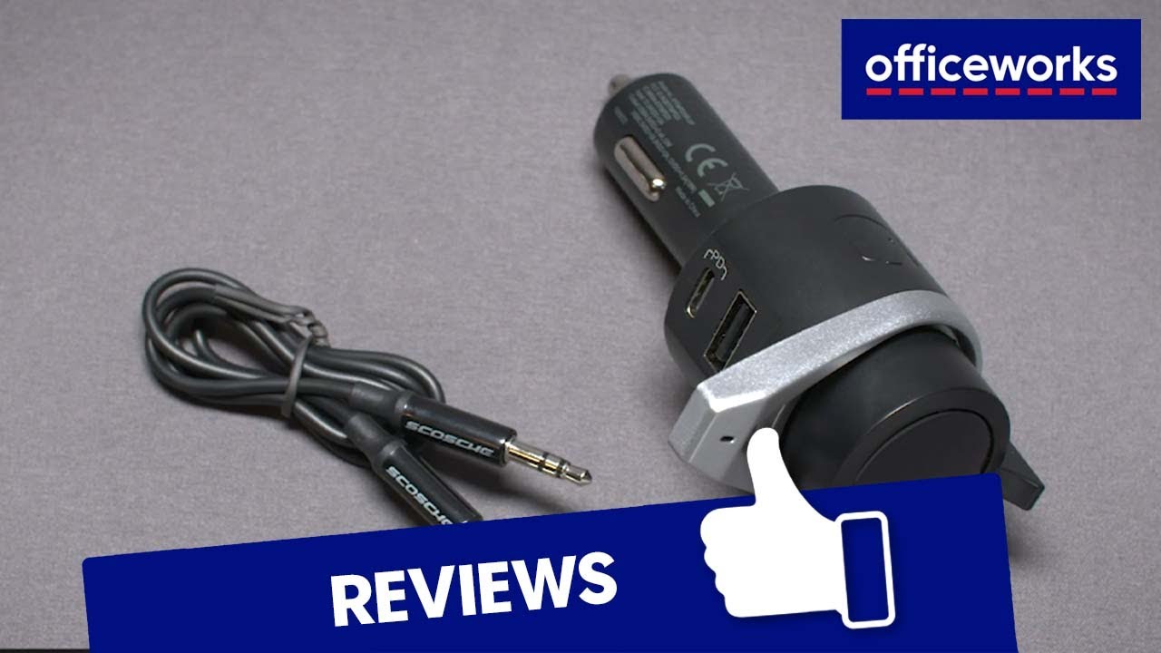 Scosche Wireless Car Kit USB C-A