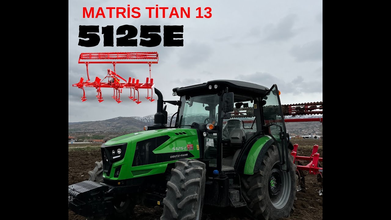 !!!DEUTZ 5125E!!! MATRİS TİTAN 13 YONCA YERİ HAZIRLIĞI!!