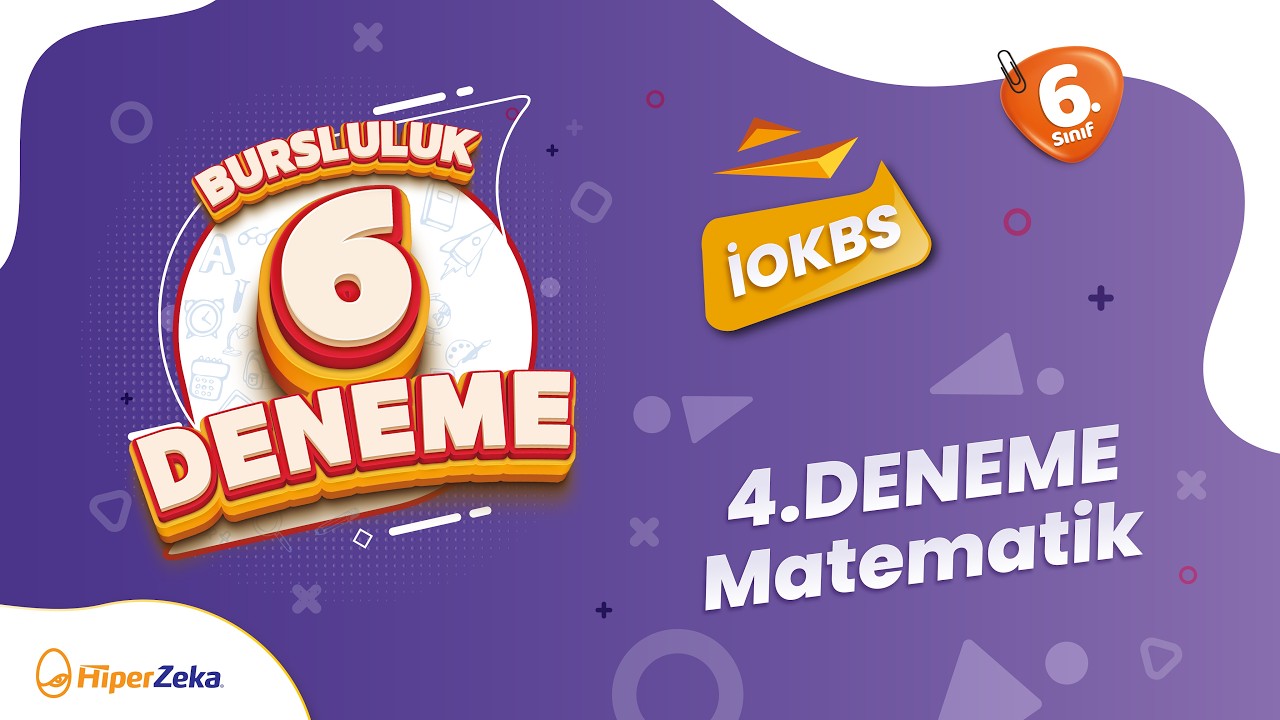 6. Sınıf | Bursluluk Deneme 4 | Matematik