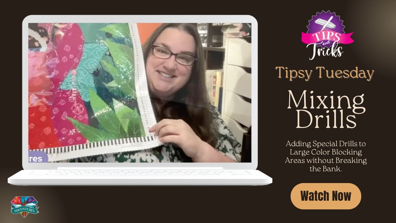 Tipsy Tuesday - Mixing Drills to Add Sparkle to Your Color Blocking 💎 diamond painting 💎