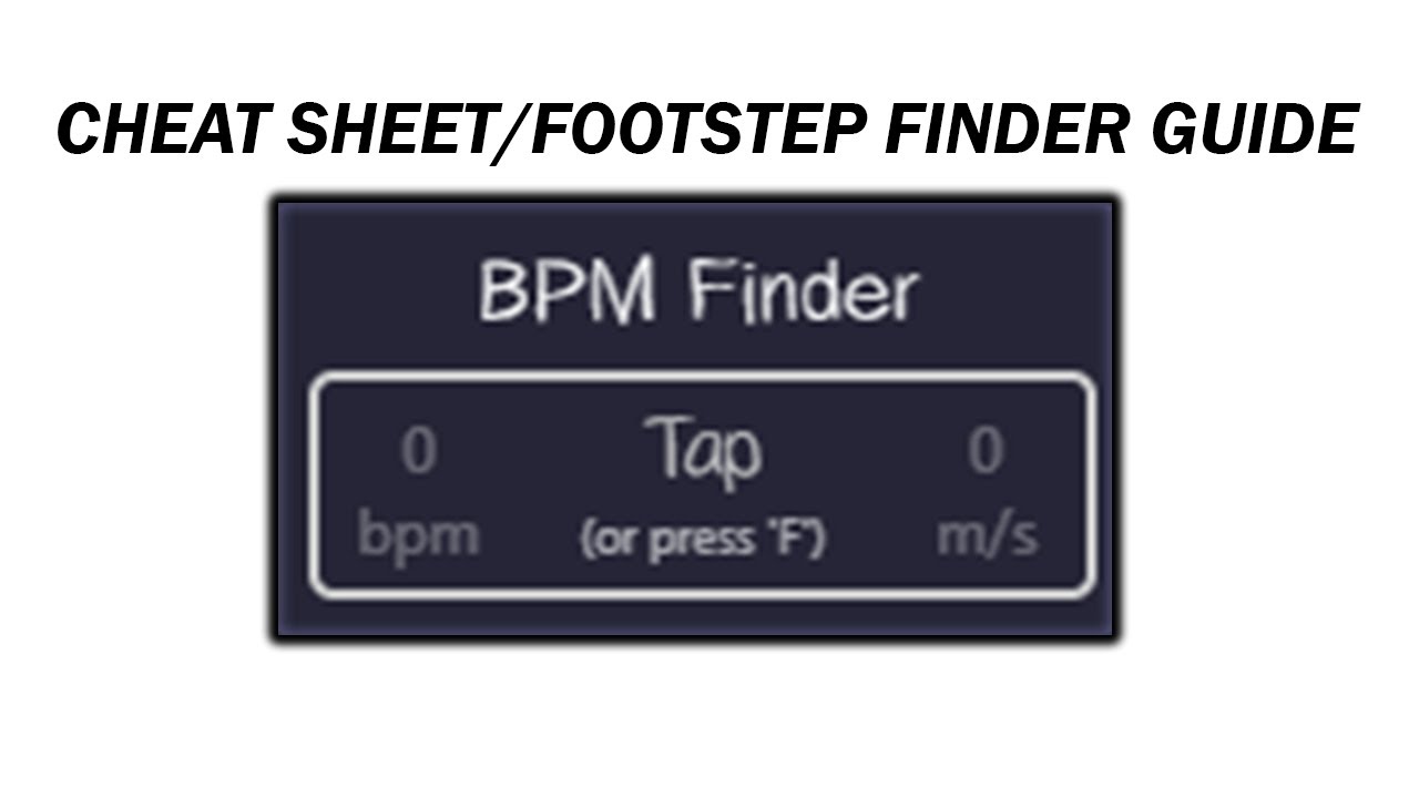 Phasmophobia Cheat Sheet/Footstep Finder Guide (Ascension Update)
