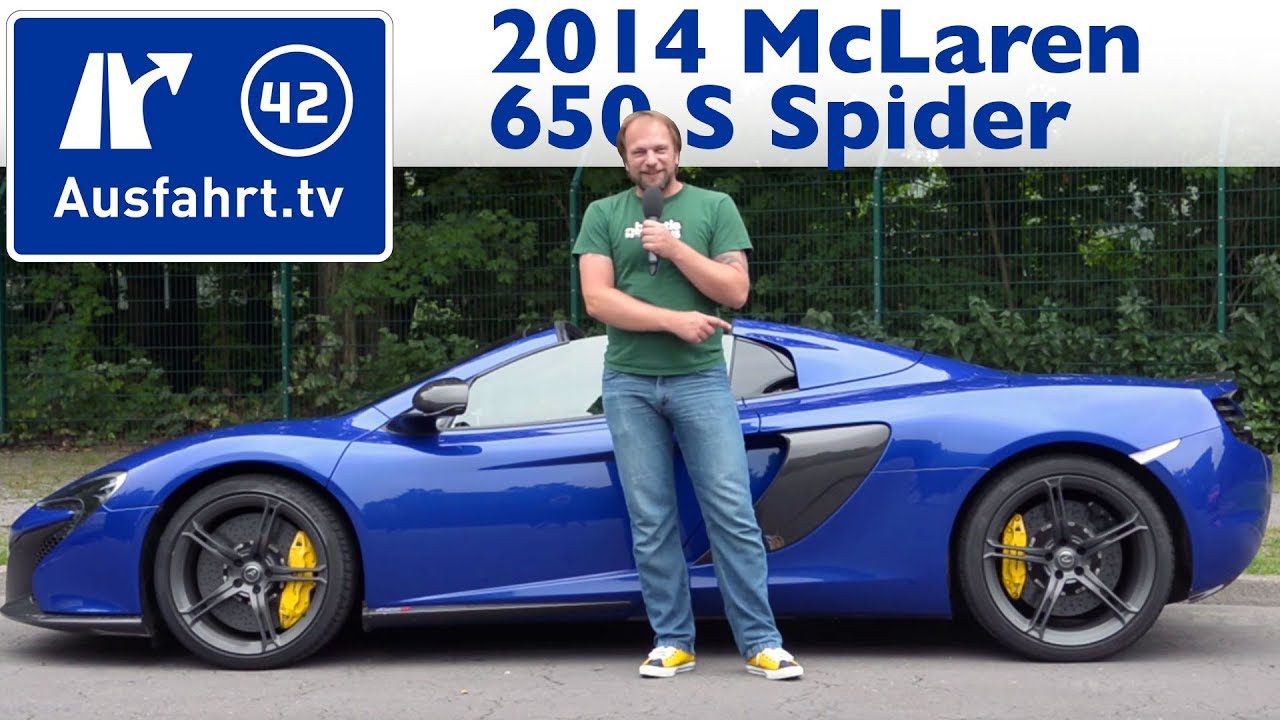 2014 Mclaren 650 S Spider - Kaufberatung, Test, Review