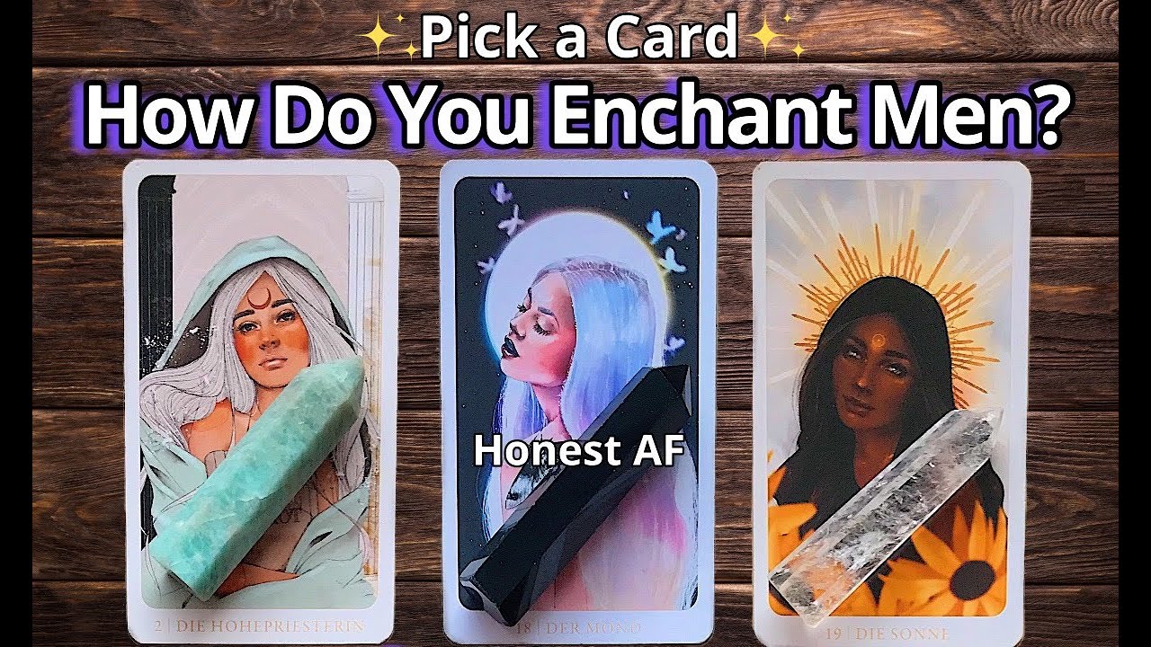 HOW DO YOU✨ENCHANT✨MEN?💖🔥 WHAT MAKES YOU SO ALLURING?💋💄🌹 #pickacard Tarot Reading
