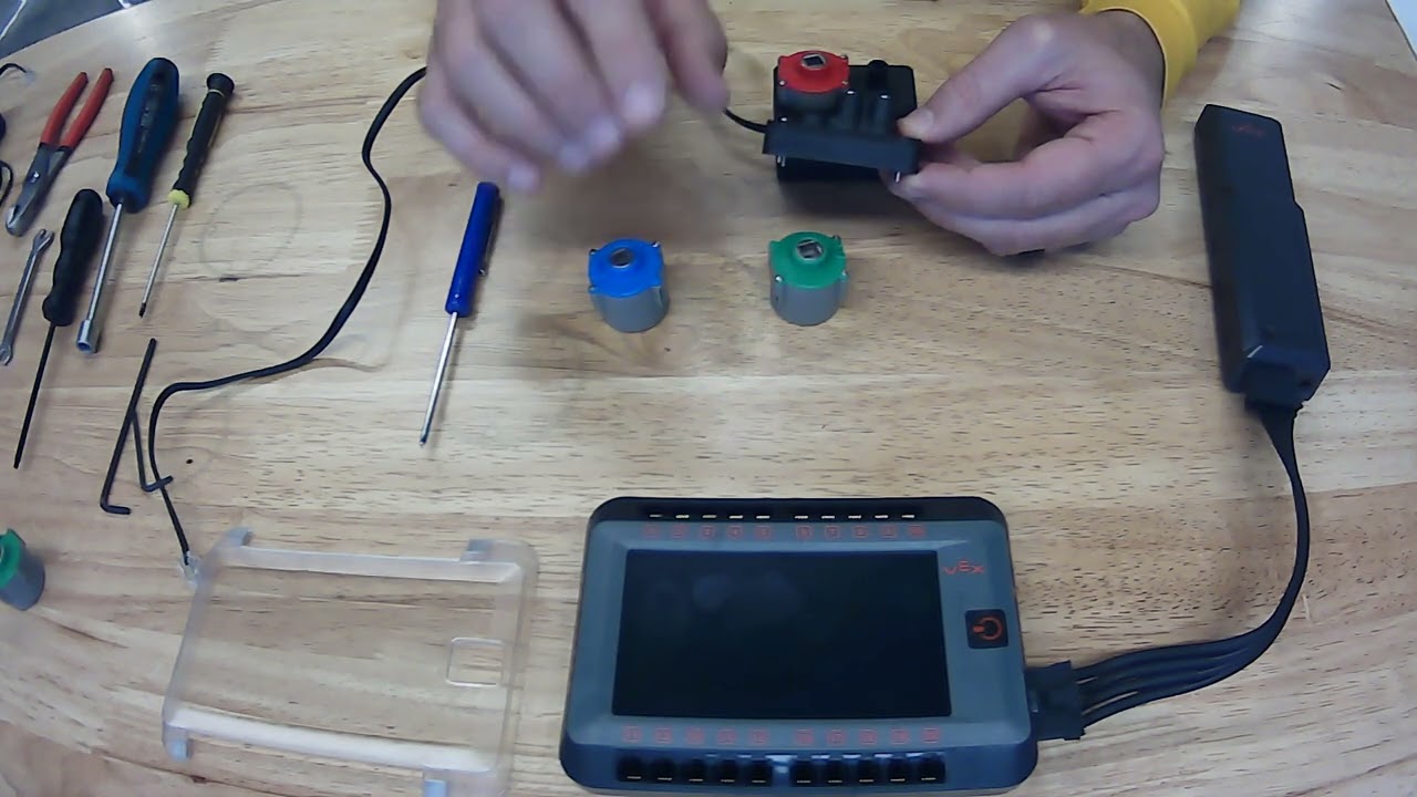 VEX V5 motor cartridge and bench testing