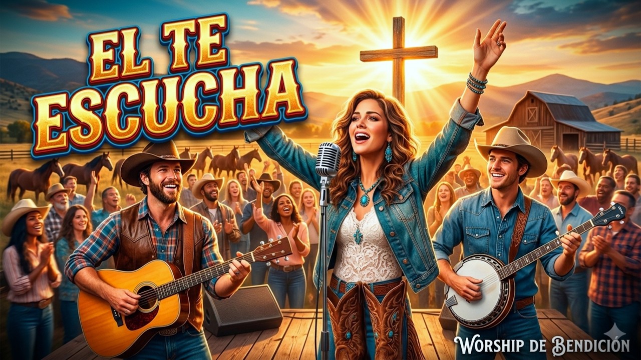Él Te Escucha 🙏 CANCION RELAJANTE DE GOSPEL COUNTRY | Éxitos de la Música Country Cristiana 🙌