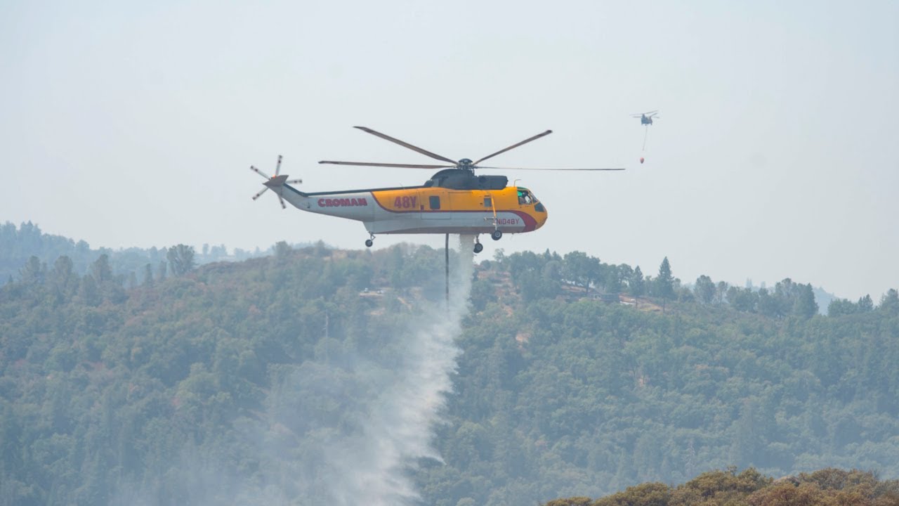 Watch Firefighters Work To Stop Caldor Fire Near Grizzly Flats