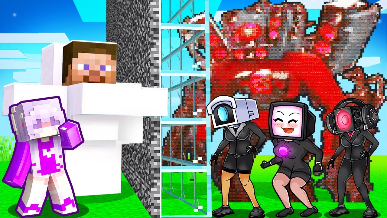 I Hired SKIBIDI WOMEN In A Build Challenge (Movie)