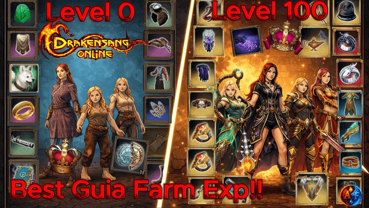 Drakensang Online — Полное руководство для новых игроков — Уровни 0-100 — Накопление опыта.