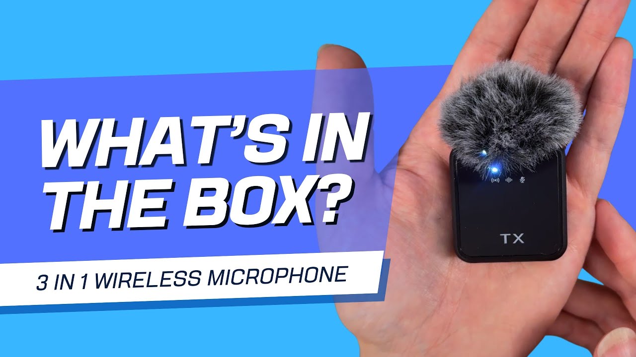 PQRQP Wireless Microphone - Unboxing
