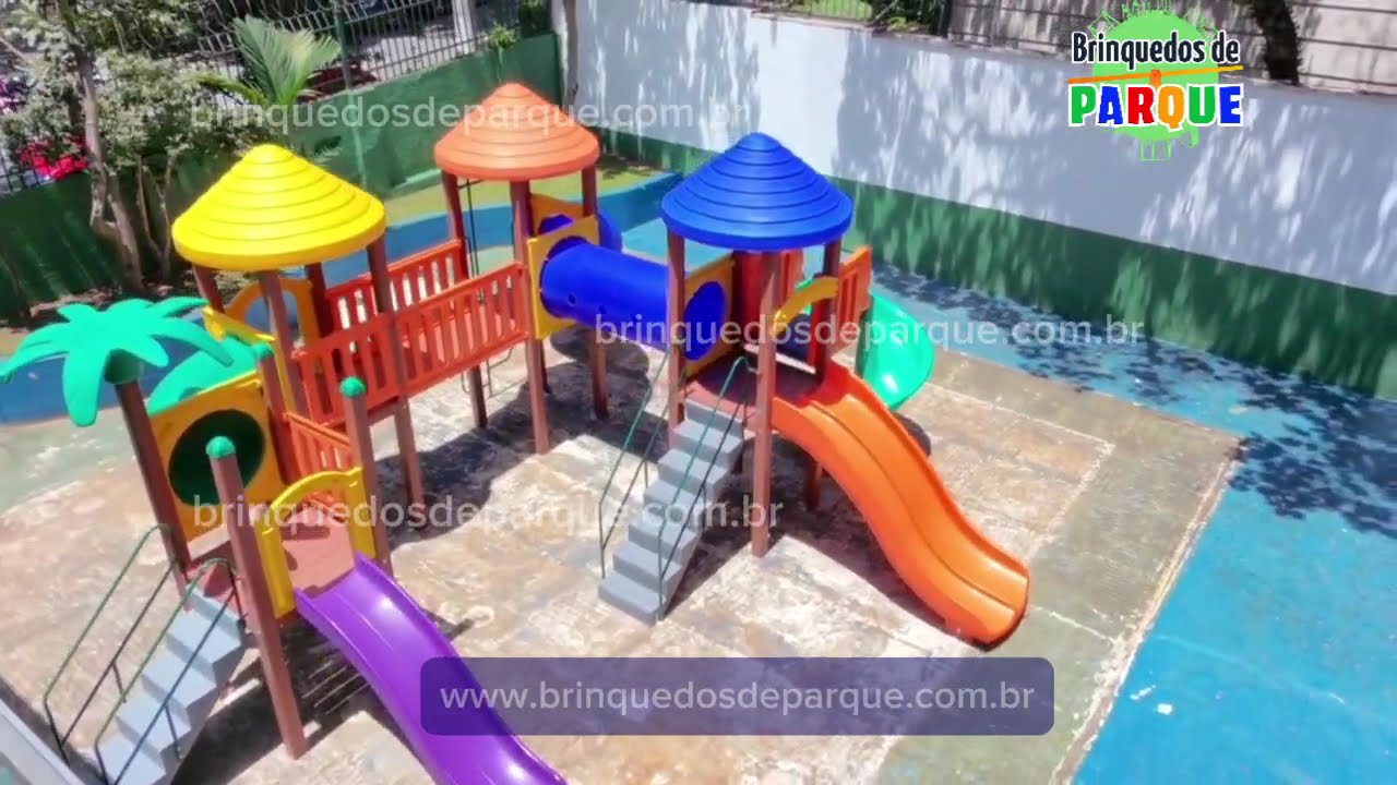 Parque em Madeira Plástica | Brinquedo de Parque ecológico