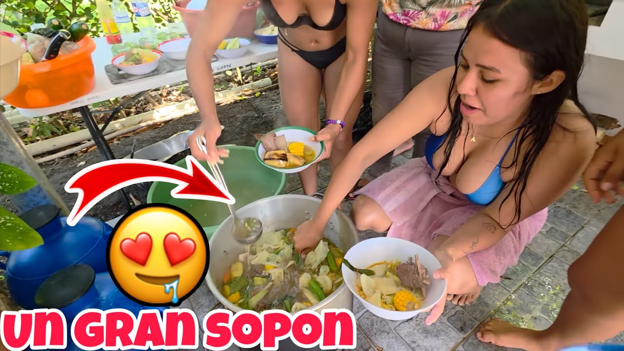 A si nos Espero cristina😍Con Una rica Sopa De Rez🤤A lo Salvadoreño 